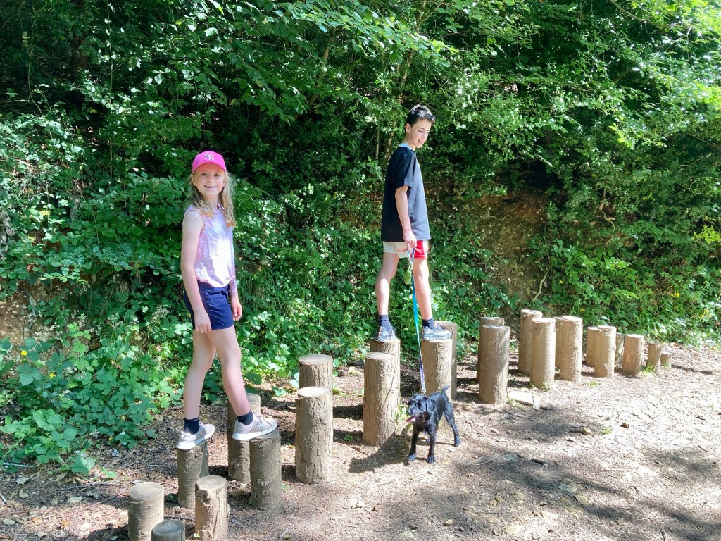 Play trail Woodchester Park