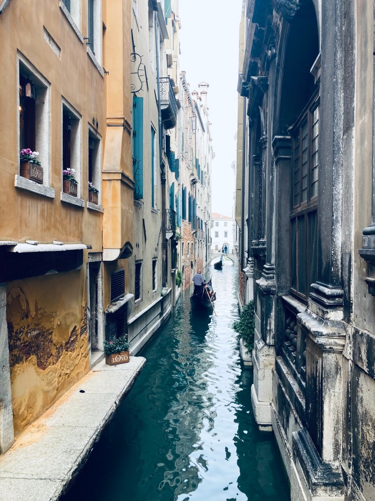 Gondola ride in Venice