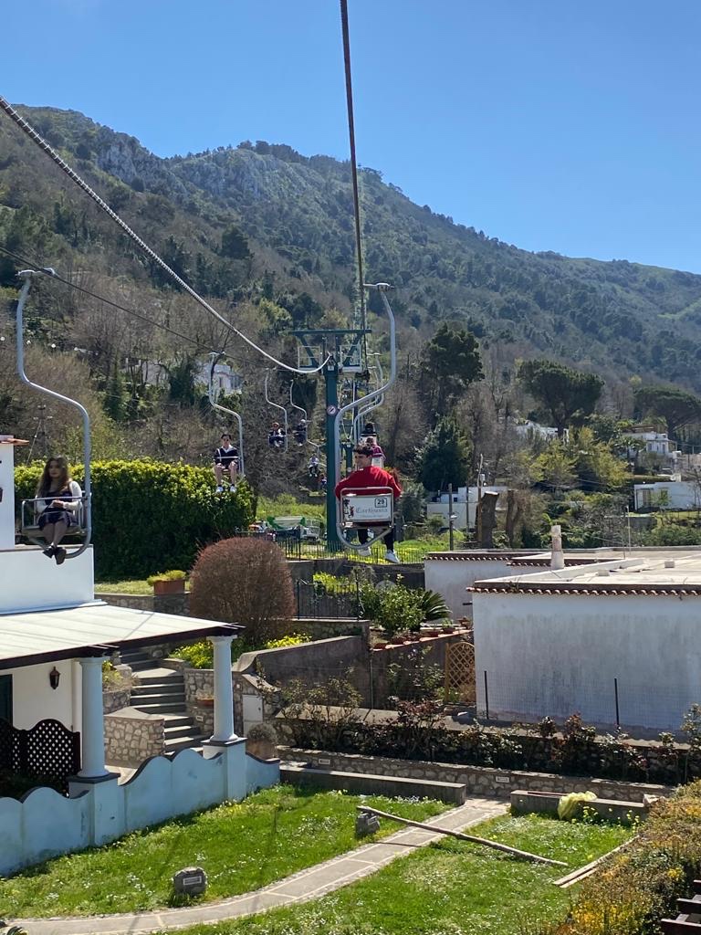 Monte Solaro Chair Lift in Capri