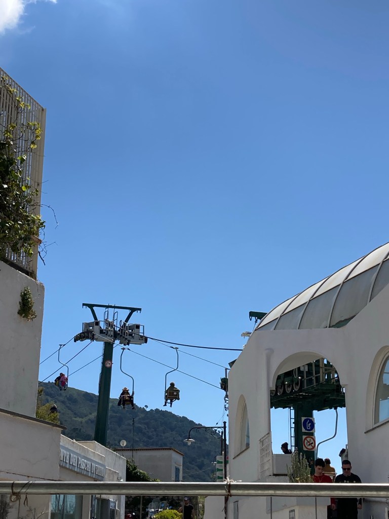 Monte Solaro Chair Lift in Capri
