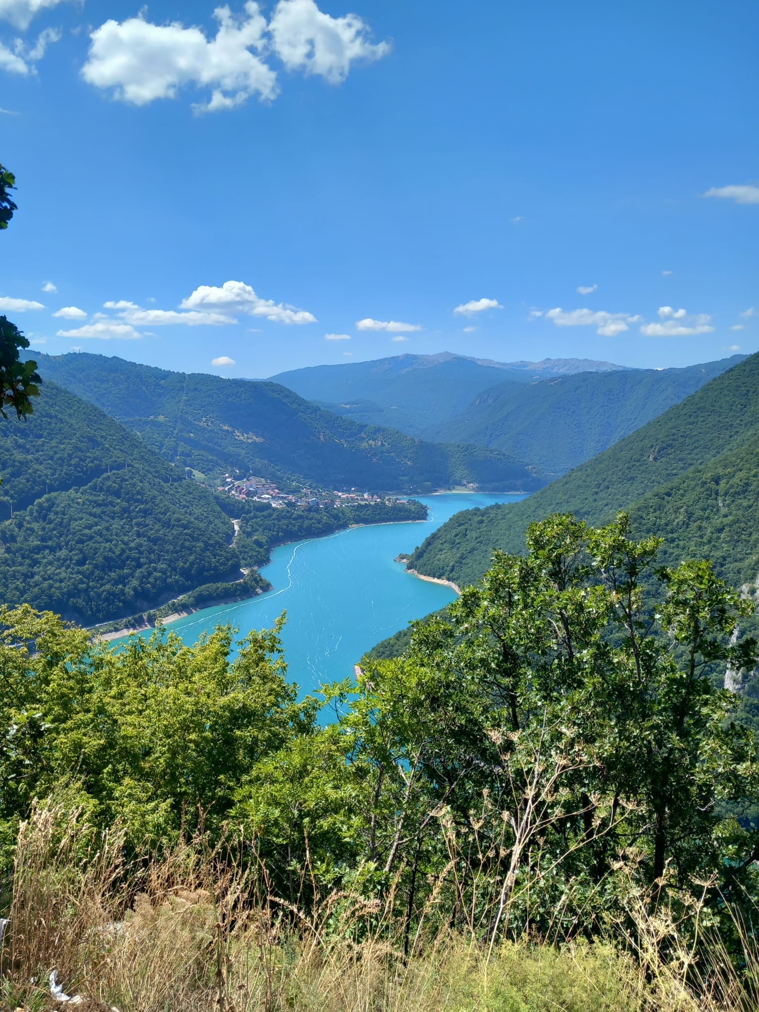 Piva Lake viewpoint