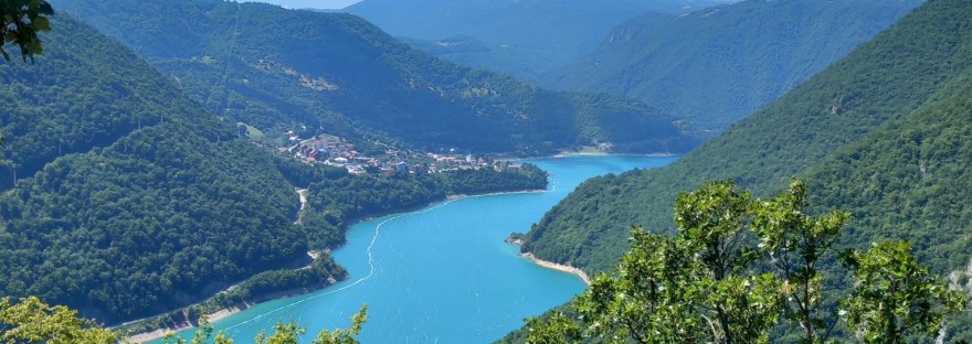 Piva Lake viewpoint