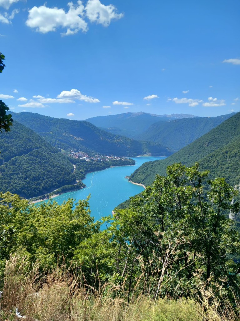 Piva Lake viewpoint