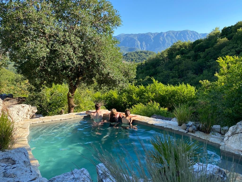 Pool at Hoopoe Glamping Montenegro