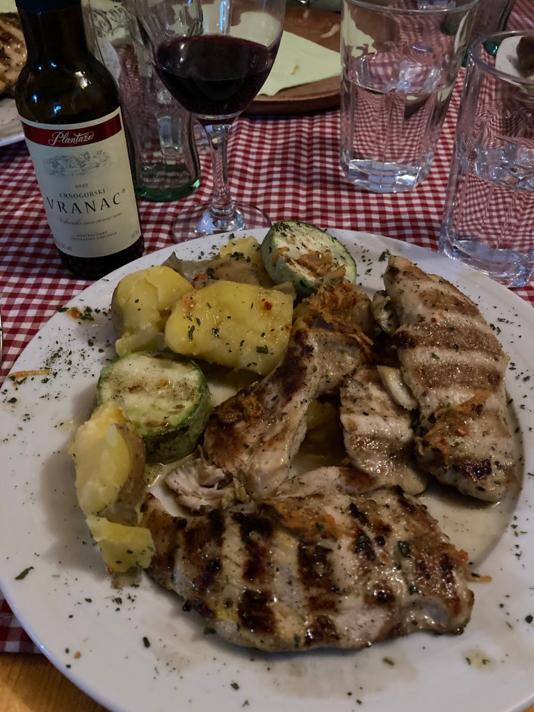 Traditional Montenegrin breakfast