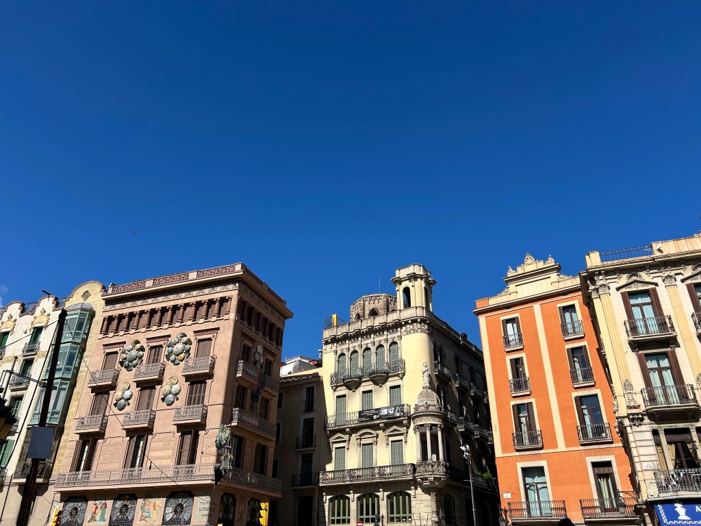 Buildings on La Rambla Barcelona