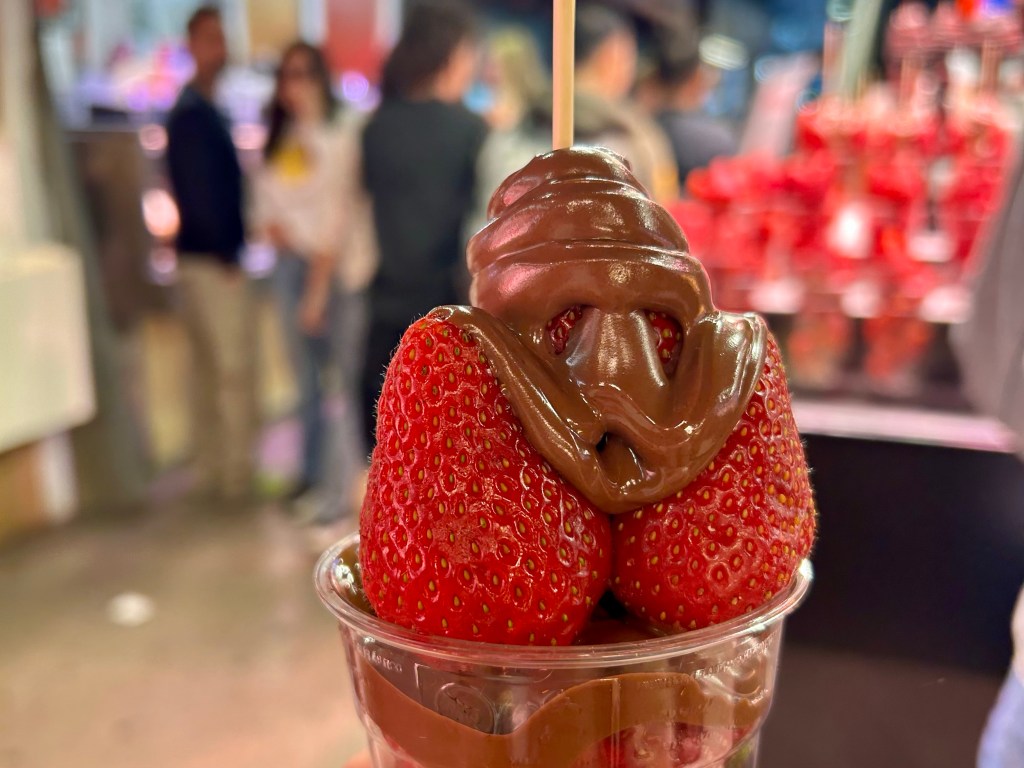 Strawberries in Mercat La Boqueria
